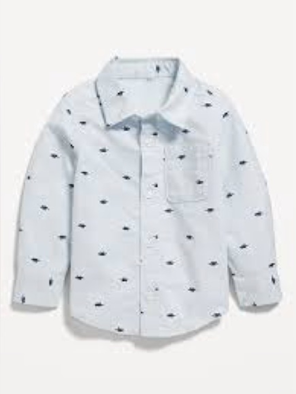 Old Navy Long-Sleeve Oxford Shirt for Toddler Boys- dinosaurs 18-24